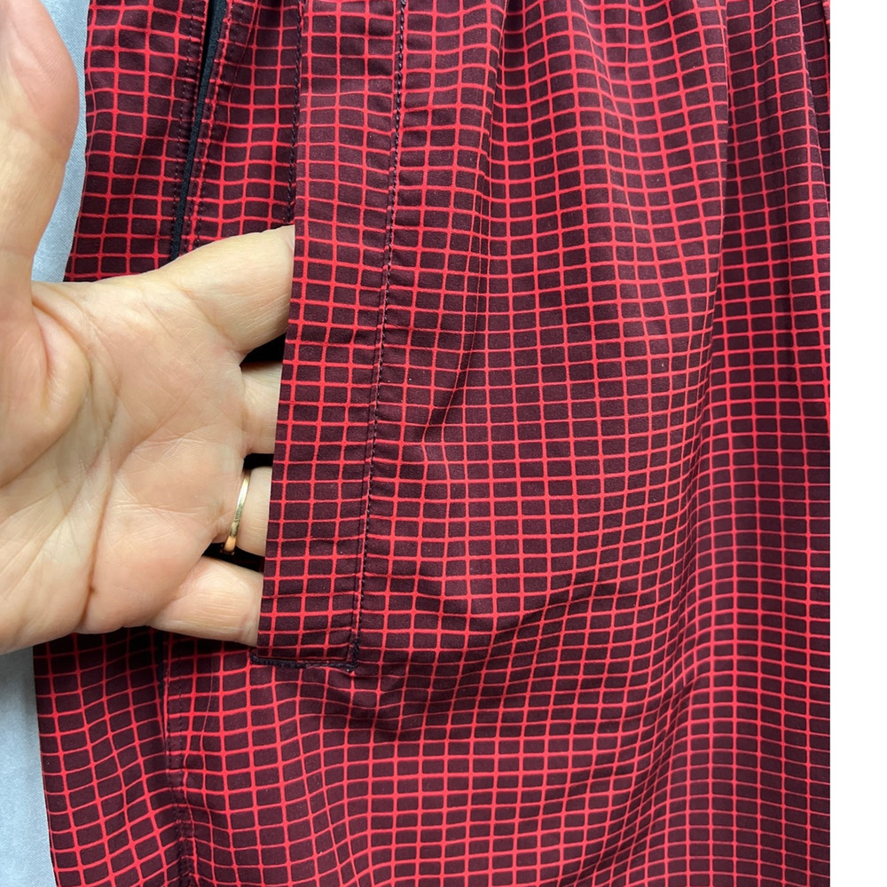 Lululemon Pace Breaker Athletic Shorts Linerness 9" Red Checker Mens Size S - Picture 7 of 9
